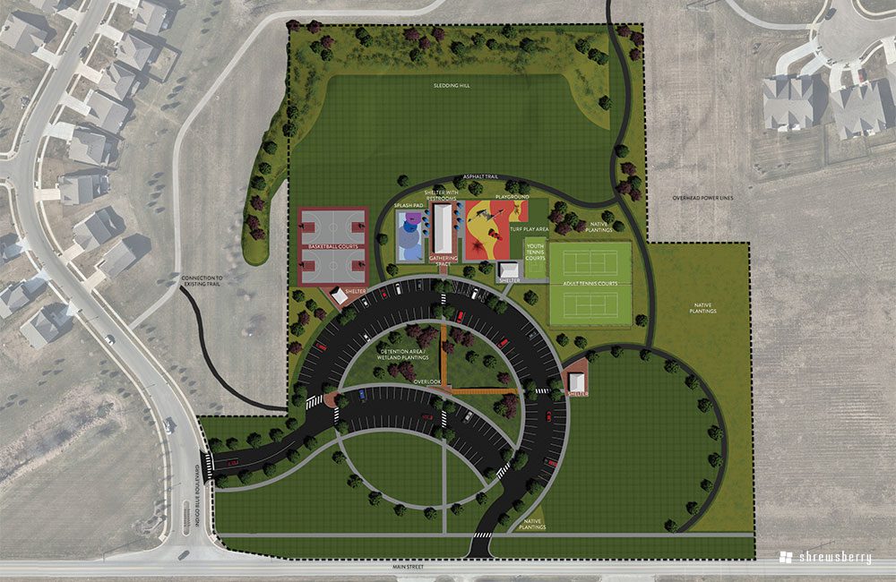 Whitestown Main Street Park Meyer Najem