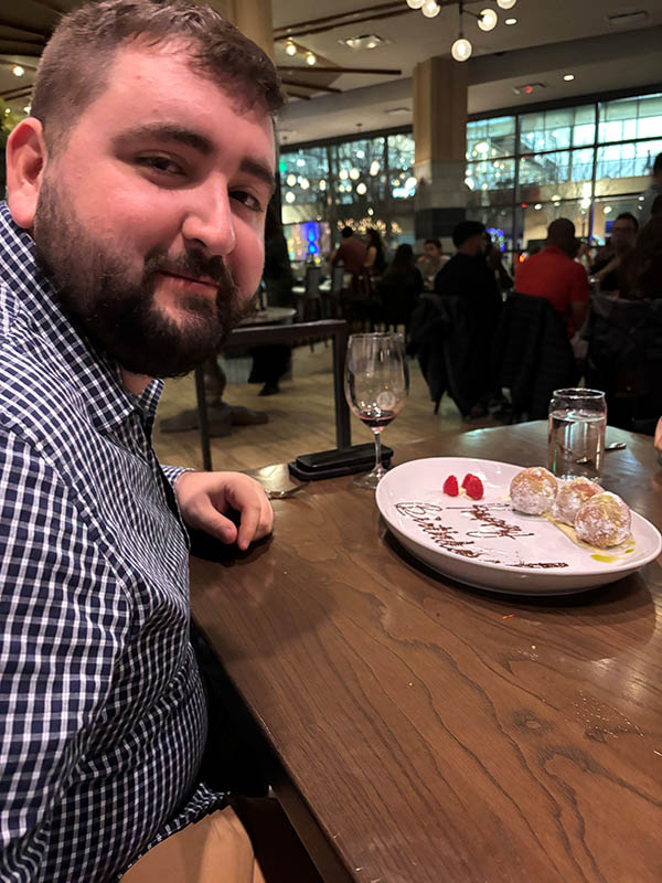 Photo of Grant Small taken before his weight loss journey, the image that prompted him to commit to long-term lifestyle and health changes.