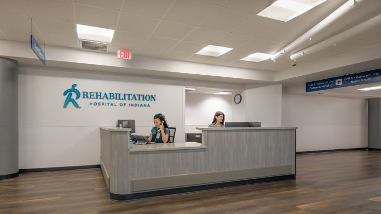 Rehabilitation Hospital of Indiana (RHI), Eagle Highlands Facility Public Space Refresh