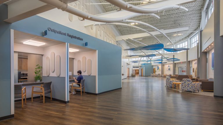 Rehabilitation Hospital of Indiana (RHI), Eagle Highlands Facility Public Space Refresh