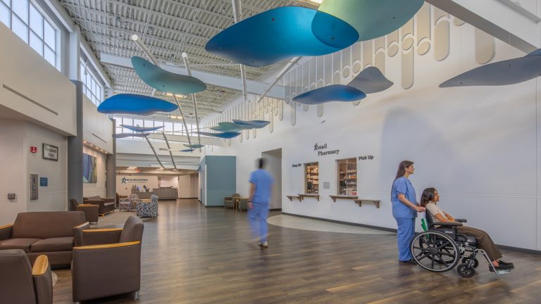 Rehabilitation Hospital of Indiana (RHI), Eagle Highlands Facility Public Space Refresh